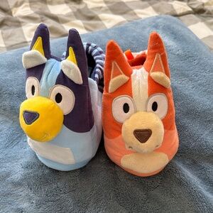 Bluey and Bingo  Character Slippers 2/3 kids size